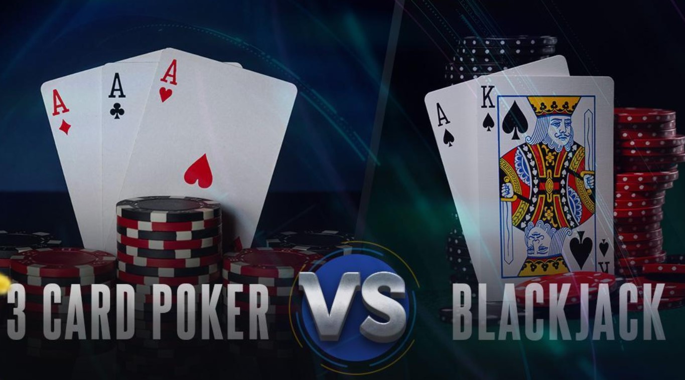 three card poker vs texas holdem