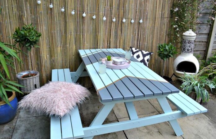 Upcycled garden Furniture