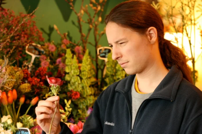 Selecting flowers