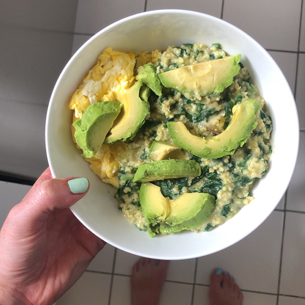 single healthy meal