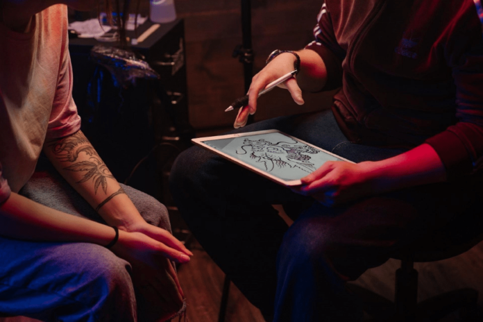 scheduling an appointment for tattoo