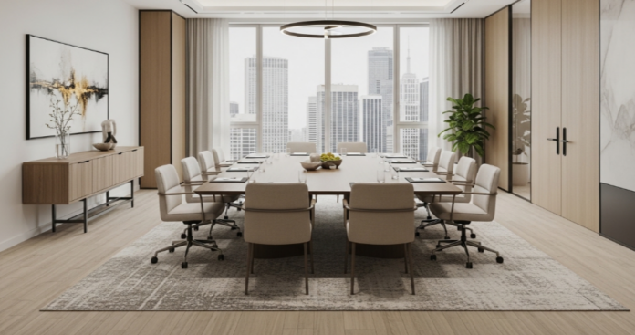 rug dimensions for meeting rooms