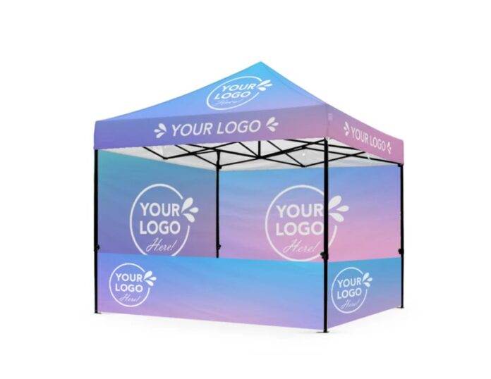long-term branding with custom canopy